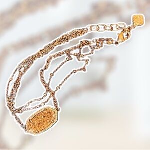 Kendra Scott Elaina Druzy Multi-Strand Bracelet
